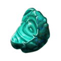 Polished malachite