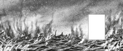 The city's buildings destroyed