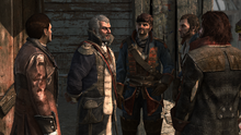 Chamberlaine threatening the pirates