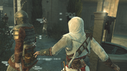 Altaïr stealing the documents