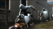 Altaïr assassinating the traitor