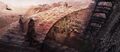 Concept art for the Castel Sant'Angelo courtyard