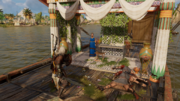 Bayek confronting Gaia