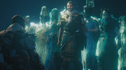 Rufio taunting Bayek