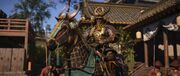 Yasuke in his samurai armor