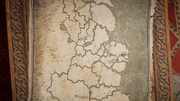 A map of England and its four exisiting kingdoms