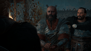 The Viking revealing his group's origins