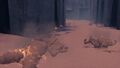 Undead soldiers turning to sand.