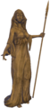 Render of Juno's statue beneath the Colosseum