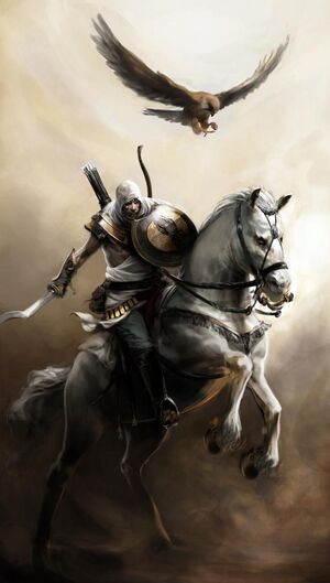Bayek mounted - concept art.jpg