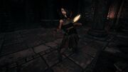 Kassandra killing the priestess