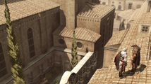 La Volpe shows Ezio the entrance to the meeting location.