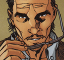A close up of Vernon