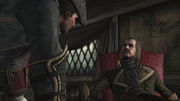 Haytham warning Smythe for insulting him