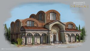 ACO Roman Baths Exterior - Concept Art.jpg