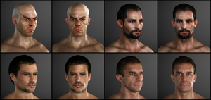 Thief NPCs face models by Michel Thibault.png