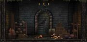 The Assassin sympathizers' bodies in the basement