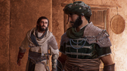 Basim and Ali disagreeing over how the rebellion is lead