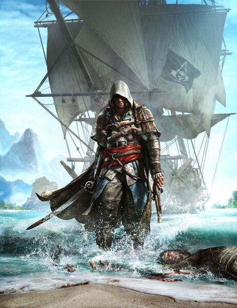 File:Assassin's Creed 4 Black Flag cover art alternate by TwoDots.jpg