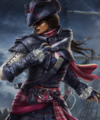 Aveline in her Assassin outfit