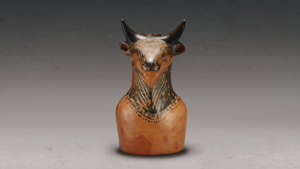 DTAE - Minotaur head-shaped aryballos.png