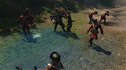 Shay fighting Kesegowaase's men
