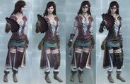 The Courtesan's gear in Multiplayer