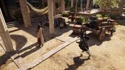 Kassandra approaching the Pythia's cousin