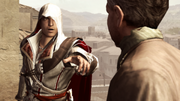 Ezio confronting the thief