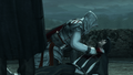 Ezio shouts at Vieri's body.