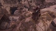 Kassandra infiltrating the quarry
