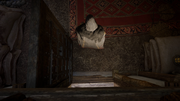 Eivor entering the house