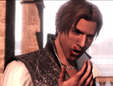 Ezio's wound resulting the scar on his mouth.