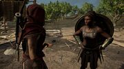 Kassandra and Roxana talking