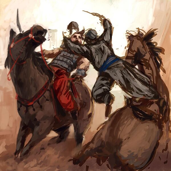 File:Assassins-Creed-Early-Concept-Art-Horse Battle.jpg