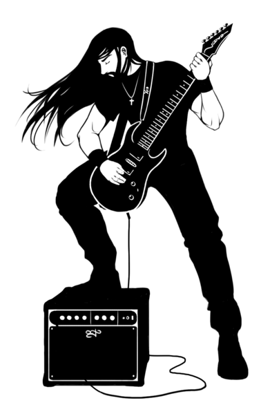 File:Black And White Metalhead by Vandoudy.png