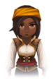 Tosca's avatar in Rebellion's character menu
