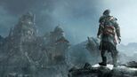 Ezio Auditore overlooking Masayaf in the year 1511