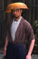 Yasuhira posing as Hanzō's contact