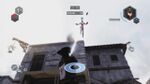 Shooting a target in mid air.
