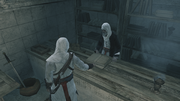 Altaïr receiving the feather