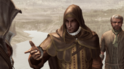 La Volpe introducing himself to Ezio