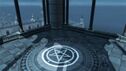 The location of the Glyph in the Campanile's Belfry.