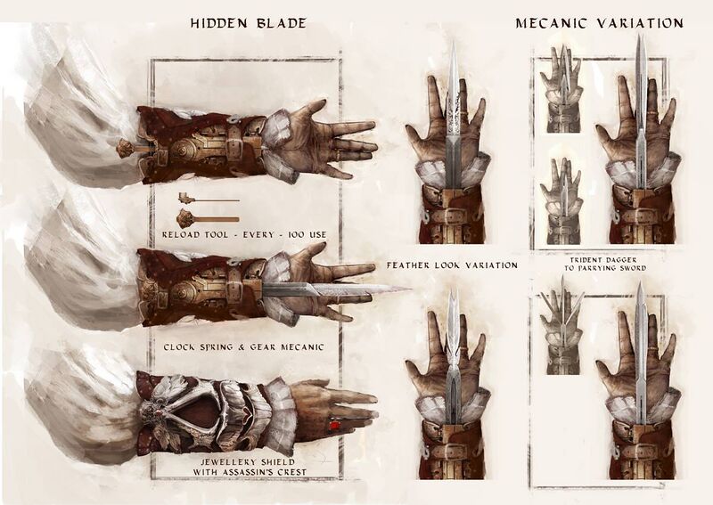 File:AC2 Art Hidden Blade and Variations.jpg