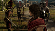 Kassandra glimpsing at Roxana