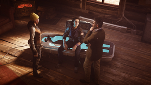 ACV Assassins discussing Eivor's memories in the vault.png