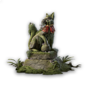 ACSH Hideout Lush Fox Statue.png