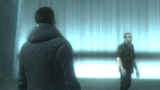 Clay telling Desmond that there's no such thing as a guardian angel.