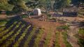 Aerial view of the Amyklai Farm.