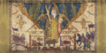 Tapestry depicting the crowning of Charlemagne as Holy Roman Emperor